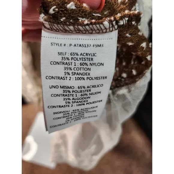 Unveiling the A'reve Textured Sweater: Boho Beauty in 2XL - Picture 8 of 9